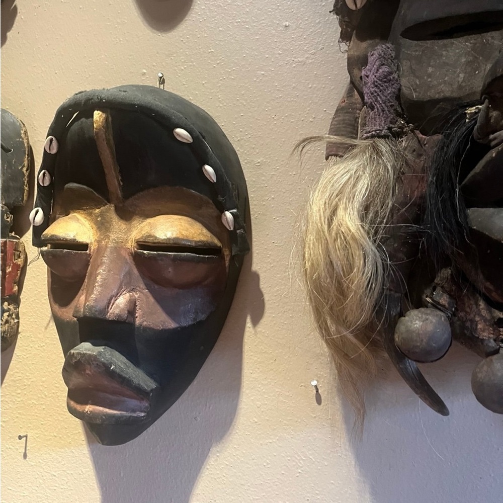 Black and Gold Tribal Mask